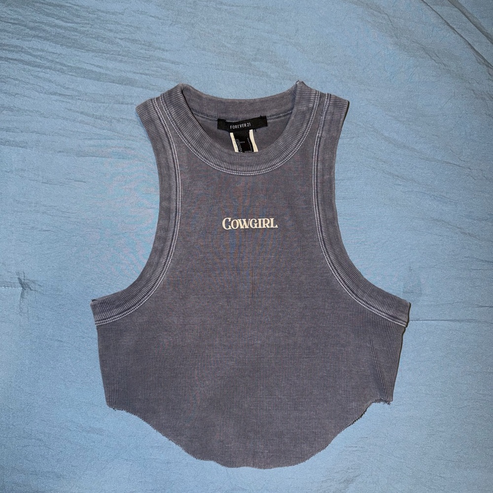 Forever 21 Charcoal Muscle Tee